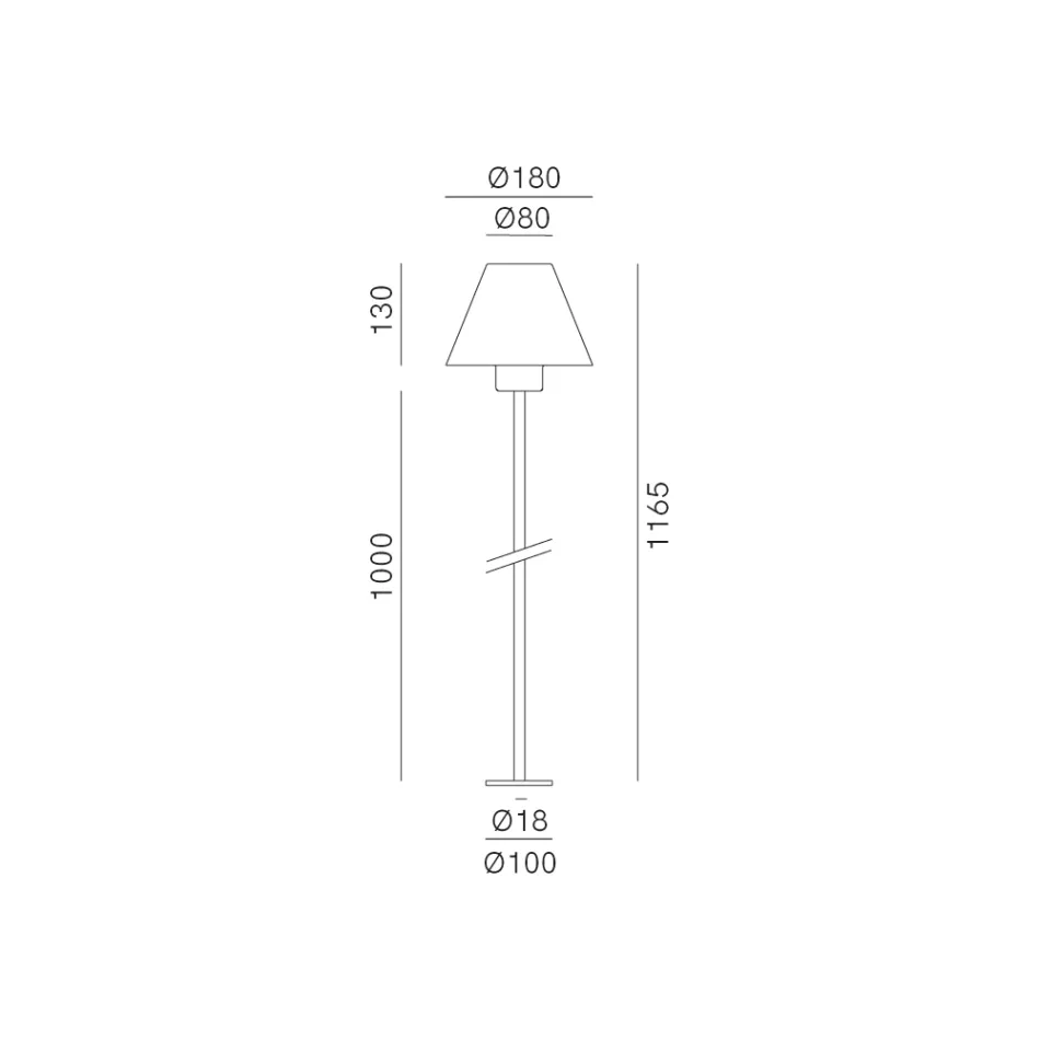 Lampa de exterior din alama si cupru Made in Italy - Sword Viadurini