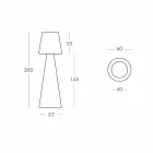 Lampa de iluminat interioară Slide Pivot alb strălucitor fabricat în Italia Viadurini