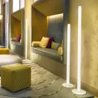 Slide Flux lampă de podea subțire în metacrilat fabricat în Italia Viadurini