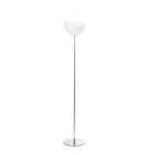 Lampă de podea Isotta din sticlă albă, fabricată în Italia Viadurini