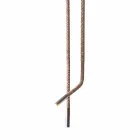 Grilli Snake fabricat în Italia din piele și lampă de design metalic Viadurini