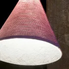 Lampa de perete de design In-es.artdesign Jazz O lână colorată de tip Stripe Viadurini