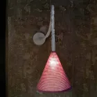 Lampa de perete de design In-es.artdesign Jazz O lână colorată de tip Stripe Viadurini