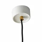 Lampa de suspendare din ceramica colorata fabricata in Italia Asia Viadurini