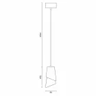 Lampa de suspensie de proiectare din ceramica produsa in Italia Asia Viadurini