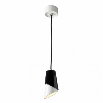 Lampa de suspensie de proiectare din ceramica produsa in Italia Asia Viadurini