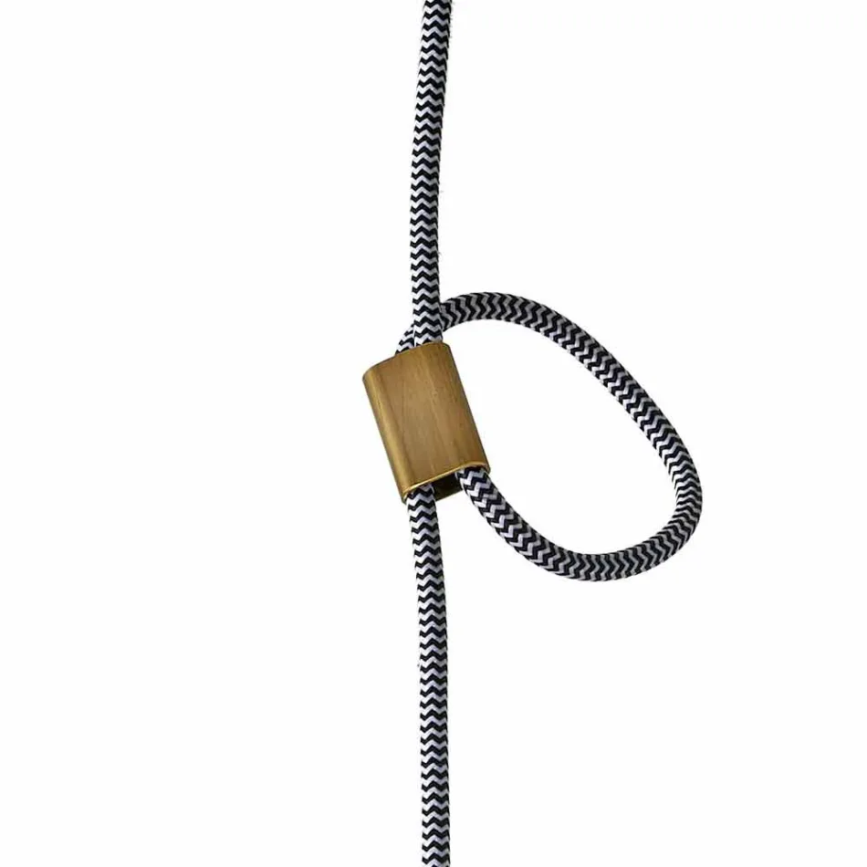 Lampa de proiectare de suspendare din lemn și ceramică fabricată în Italia Asia Viadurini