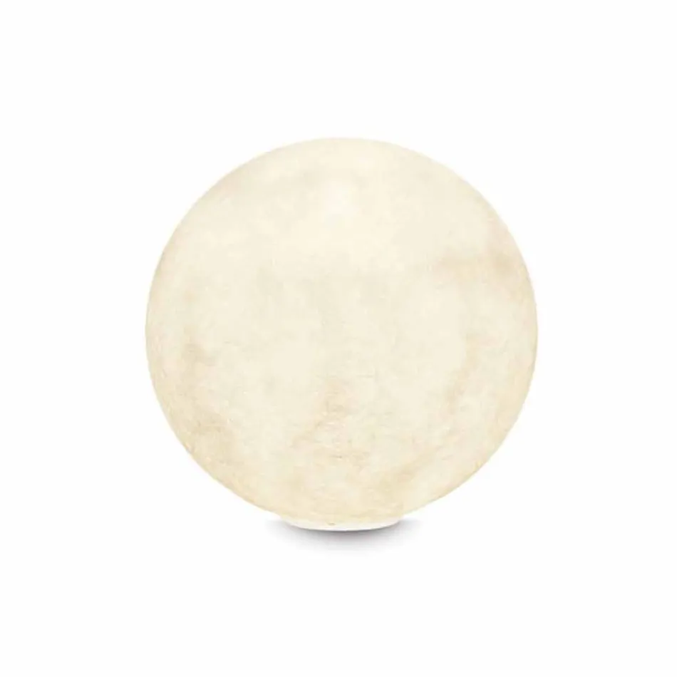 Lampa de design de tabel In-es.artdesign T.moon in nebulita alba Viadurini