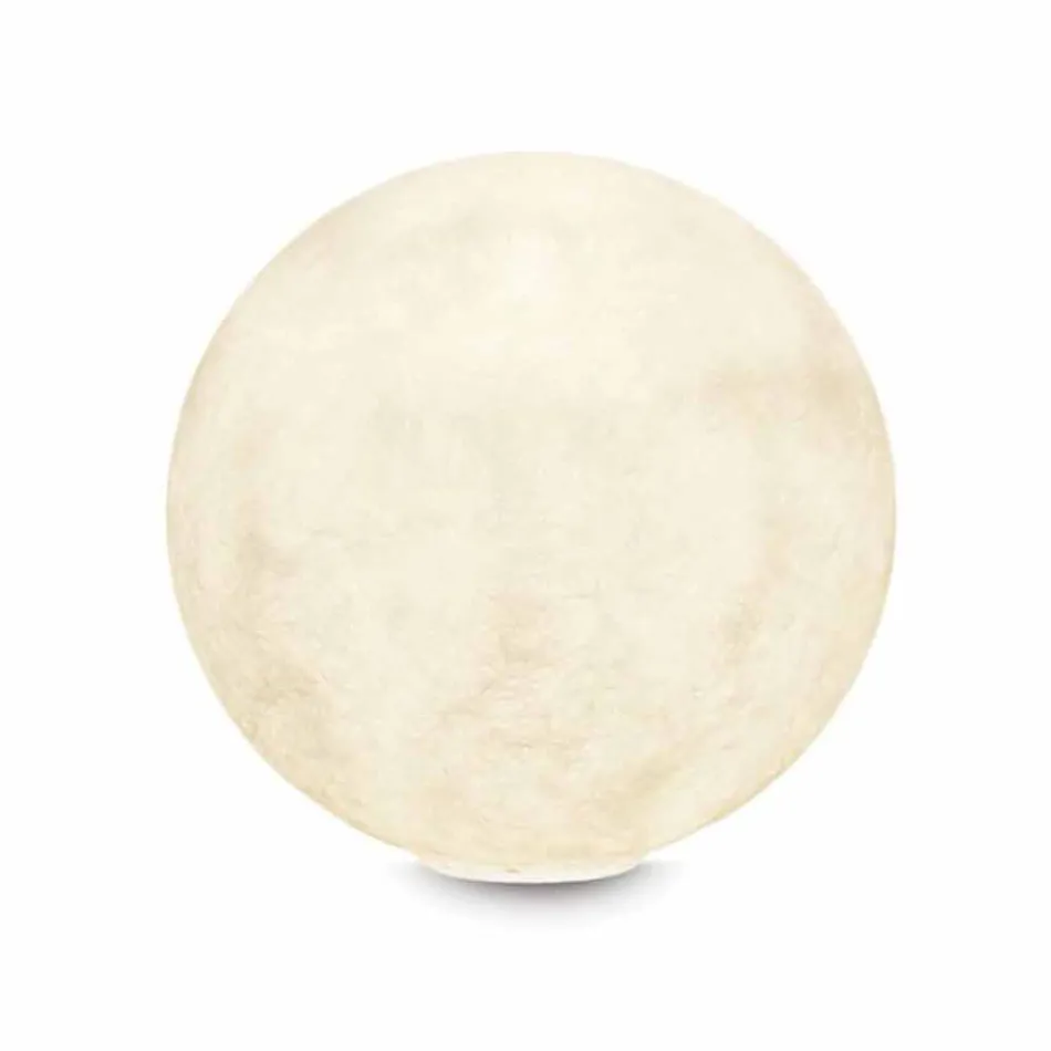 Lampa de design de tabel In-es.artdesign T.moon in nebulita alba Viadurini