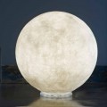 Lampa de design de tabel In-es.artdesign T.moon in nebulita alba