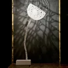 Lampa de proiectare a tabelului In-es.artdesign T2 Tub flexibil flexibil Viadurini