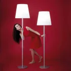 Iluminarea pardoselilor Ali Baba Steel Slide metal realizat în Italia Viadurini