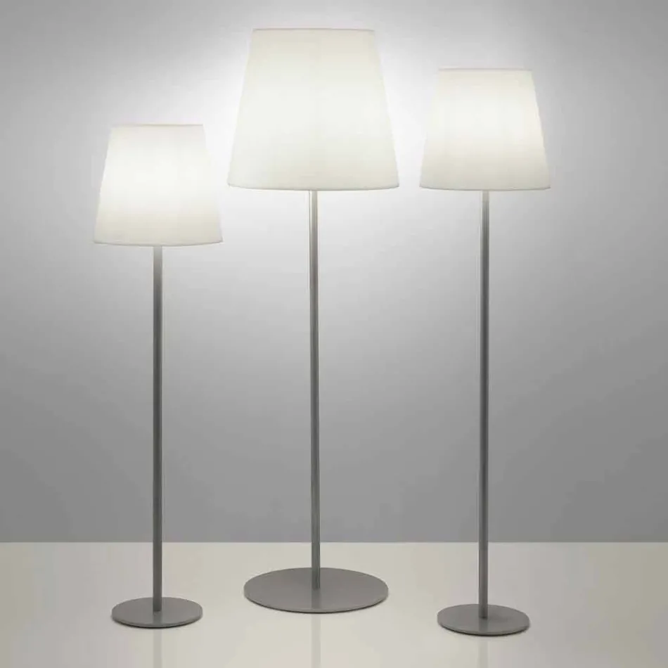 Iluminarea pardoselilor Ali Baba Steel Slide metal realizat în Italia Viadurini