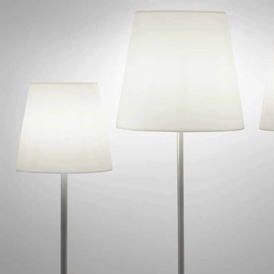 Iluminarea pardoselilor Ali Baba Steel Slide metal realizat în Italia Viadurini