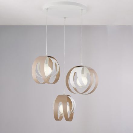 Aries - O lampă de design din sticlă și metal, fabricată în Italia, pentru un decor elegant - Aries Viadurini