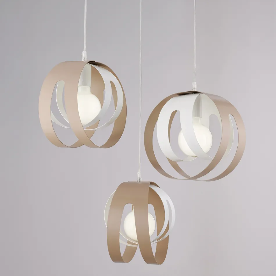 Aries - O lampă de design din sticlă și metal, fabricată în Italia, pentru un decor elegant - Aries Viadurini