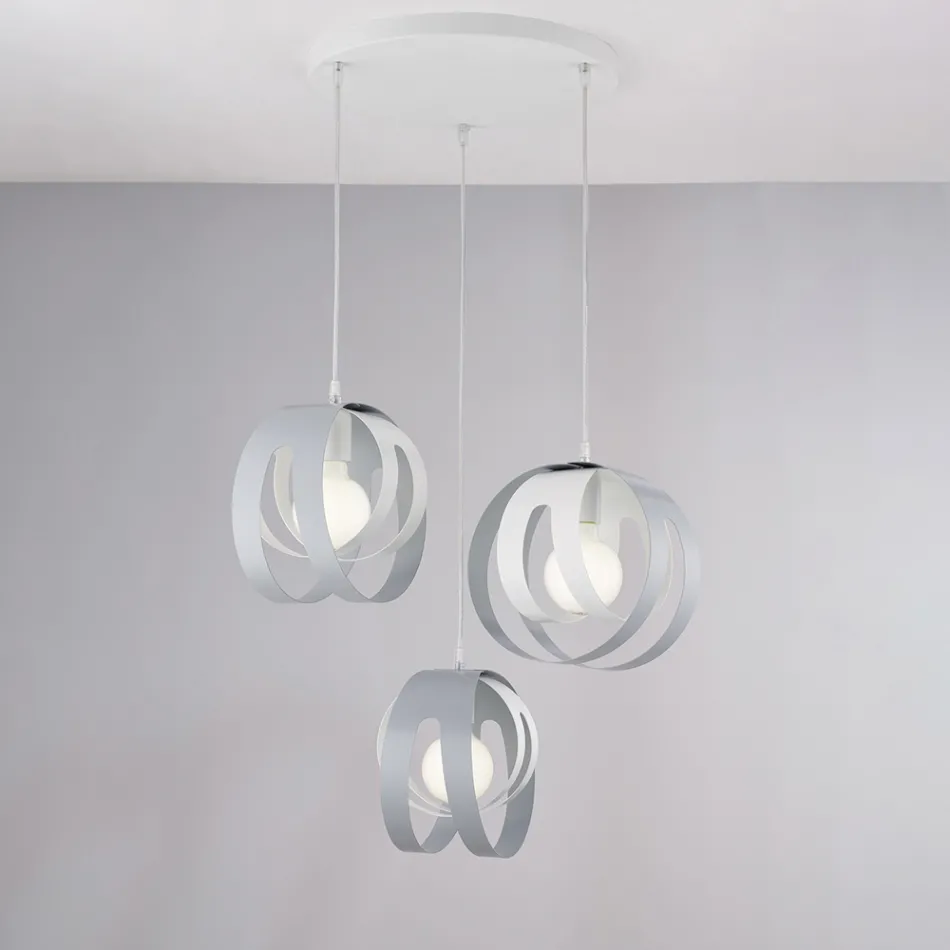 Aries - O lampă de design din sticlă și metal, fabricată în Italia, pentru un decor elegant - Aries Viadurini