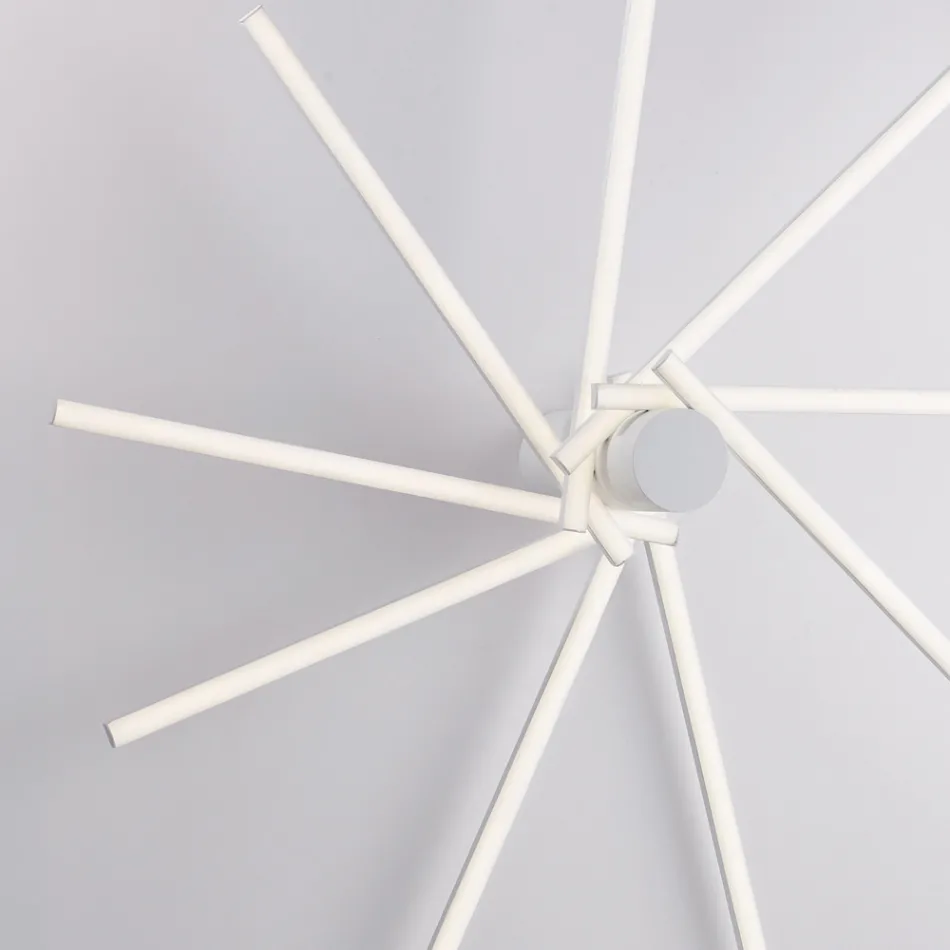 Lampă de design din sticlă și metal, fabricată în Italia, pentru un decor elegant - Idra Viadurini