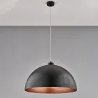 Lampă elegantă din sticlă și metal, fabricată în Italia, pentru interioare rafinate - Deneb Viadurini