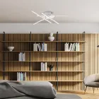 Lampă elegantă din sticlă și metal, fabricată în Italia, pentru interioare rafinate - Idra Viadurini