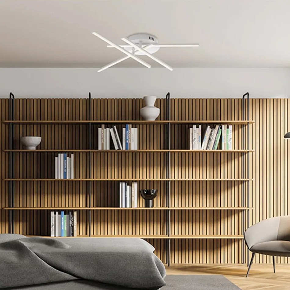 Lampă elegantă din sticlă și metal, fabricată în Italia, pentru interioare rafinate - Idra Viadurini