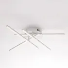 Lampă elegantă din sticlă și metal, fabricată în Italia, pentru interioare rafinate - Idra Viadurini