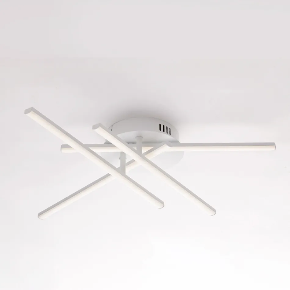 Lampă elegantă din sticlă și metal, fabricată în Italia, pentru interioare rafinate - Idra Viadurini