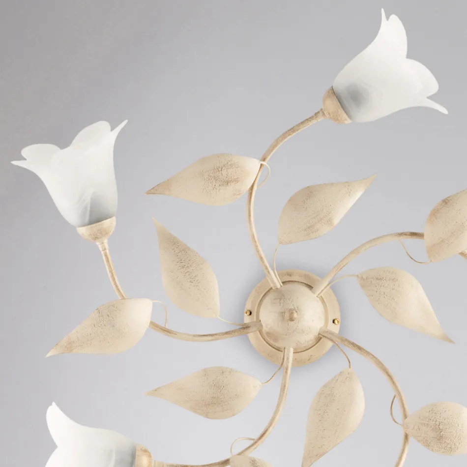 Lampă elegantă din sticlă și metal, fabricată în Italia, pentru interioare rafinate – Sirio Viadurini