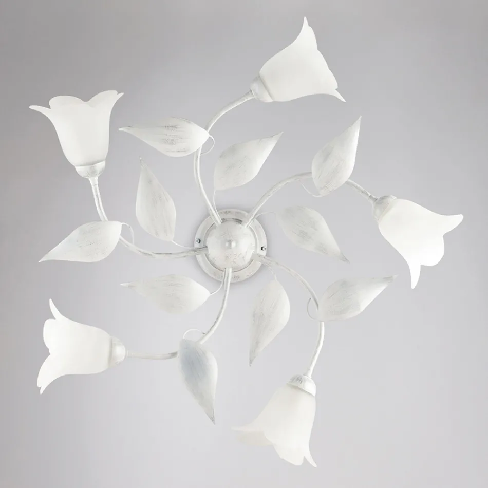 Lampă elegantă din sticlă și metal, fabricată în Italia, pentru interioare rafinate – Sirio Viadurini