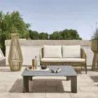 Lampa de gradina din aluminiu si fibra Made in Italy - Cricket by Varaschin Viadurini