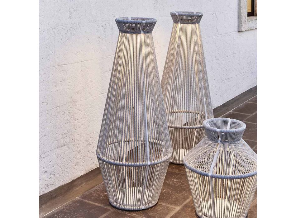 Lampa de gradina din Aluminiu si Fibra Made in Italy - Cricket by Varaschin Viadurini