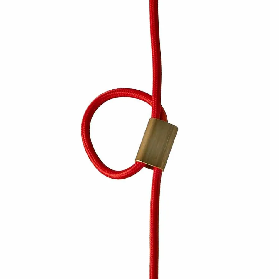 Lampa din lemn de fag si ceramica suspendata fabricata in Italia Asia Viadurini