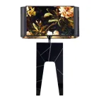 Grilli Zarafa a făcut Italia din lemn masiv / lampă de masă Viadurini