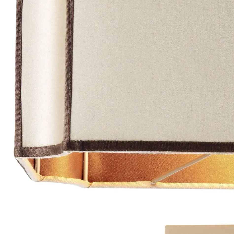 Grilli Zarafa a făcut Italia din lemn masiv / lampă de masă Viadurini