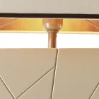 Grilli Zarafa a făcut Italia din lemn masiv / lampă de masă Viadurini