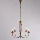 Lampă metalică albă shabby chic pentru decor elegant – Roccia Viadurini