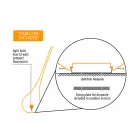 Lampă din plastic de design cu vază de flori luminoasă - Fiolă de Myyour Viadurini