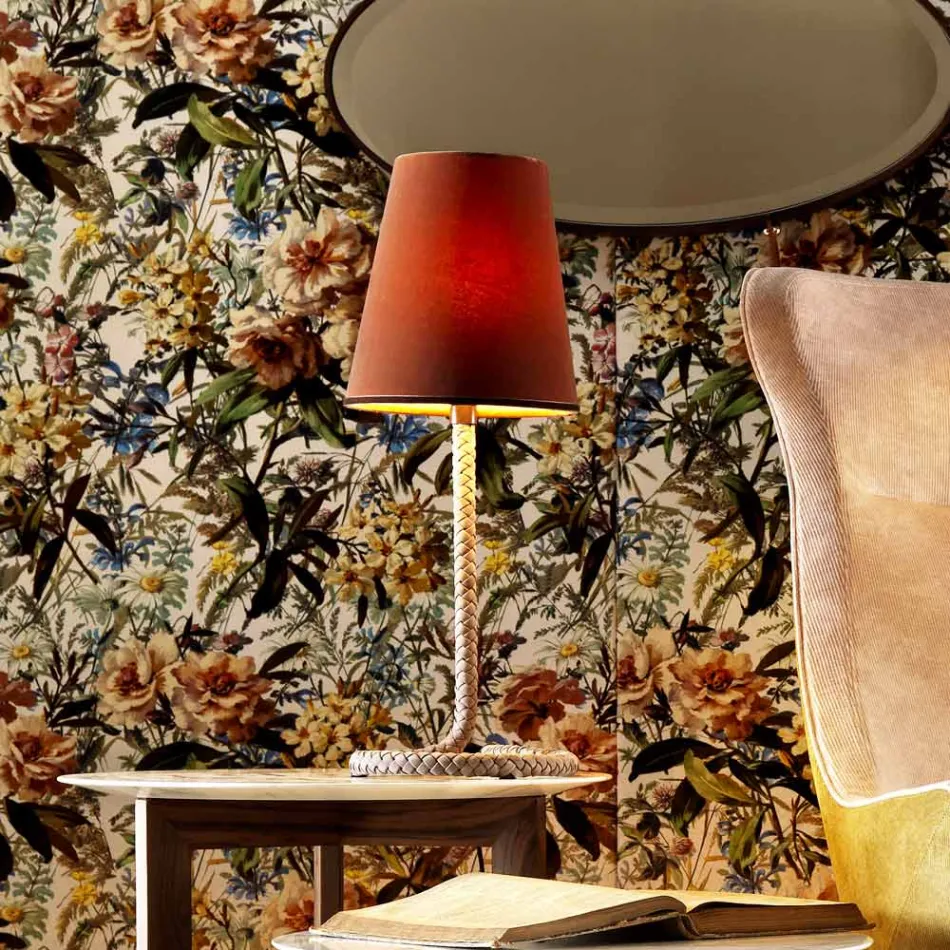 Țesătură Grilli Snake și lampă de masă realizată în Italia Viadurini