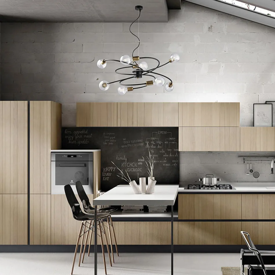 Lampă din sticlă și metal fabricată în Italia pentru spații rafinate – Venere Viadurini