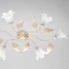 Lampă din sticlă și metal, fabricată în Italia, pentru mobilier elegant – Sirio Viadurini