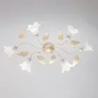 Lampă din sticlă și metal, fabricată în Italia, pentru mobilier elegant – Sirio Viadurini