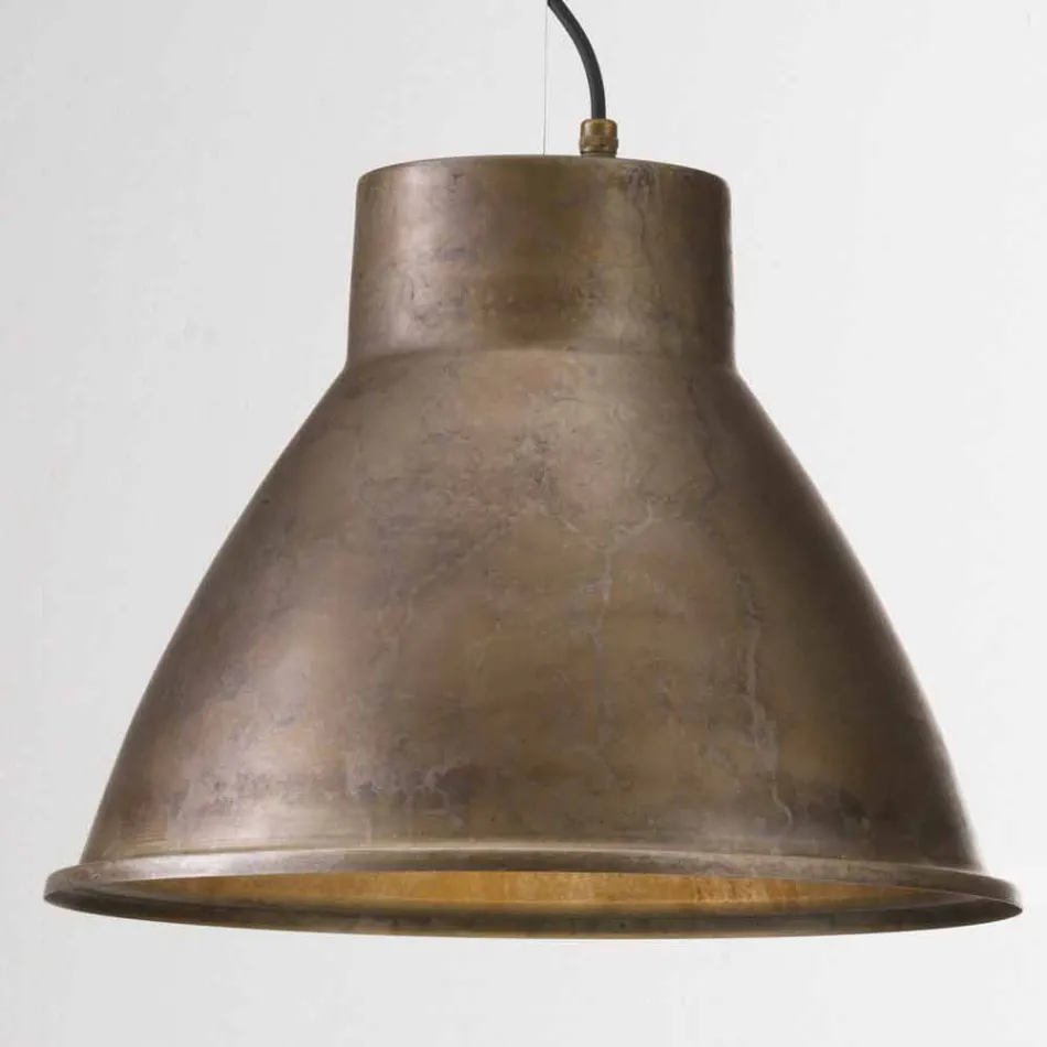 Lampa industriale în suspensie de fier Loft Media Il Fanale Viadurini