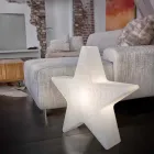 Lampă interioară sau exterioară cu led alb, roșu sau verde, solar sau E27 - Natalestar Viadurini