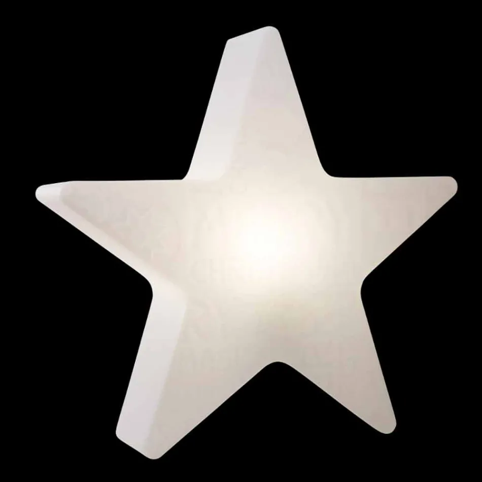 Lampă interioară sau exterioară cu led alb, roșu sau verde, solar sau E27 - Natalestar Viadurini