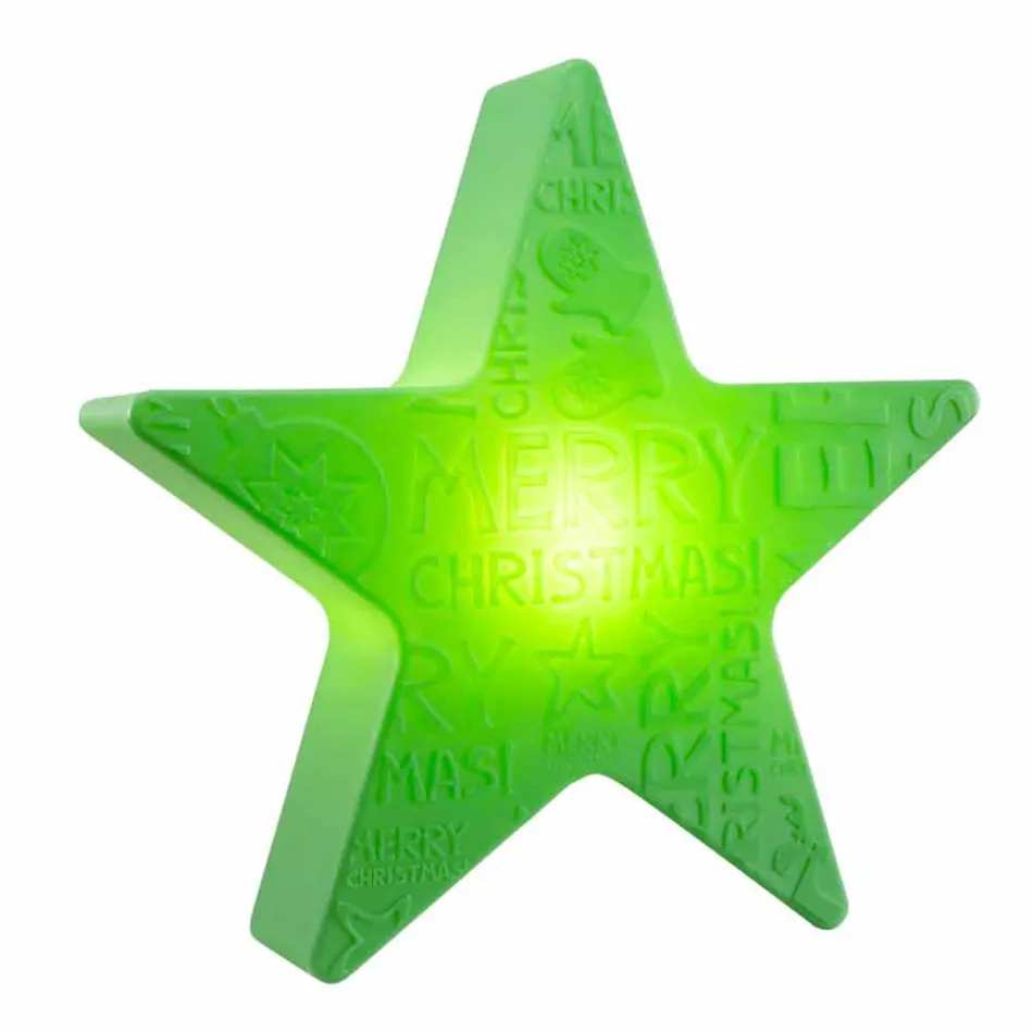 Lampă interioară sau exterioară cu led alb, roșu sau verde, solar sau E27 - Natalestar Viadurini