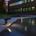 Lampă de grădină cu led în design gri sau maro din fontă - Bitta de Il Fanale Viadurini