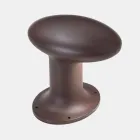 Lampă de grădină cu led în design gri sau maro din fontă - Bitta de Il Fanale Viadurini