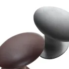 Lampa de gradina cu LED de design din fonta gri sau maro - Bitta by Il Fanale Viadurini