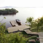 Lampa de gradina cu LED de design din fonta gri sau maro - Bitta by Il Fanale Viadurini