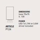 Lampă de plafon cu LED-uri din teracotă, Smith - Toscot Viadurini
